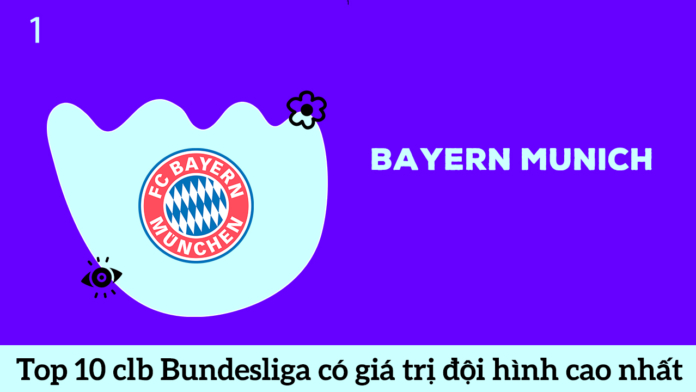 Bayern Munich top 1 đội bóng Bundesliga có đội hình cao nhất hè 2020
