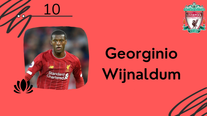 Georginio Wijnaldum là top 10 cầu thủ Liverpool giá trị cao nhất hè 2020