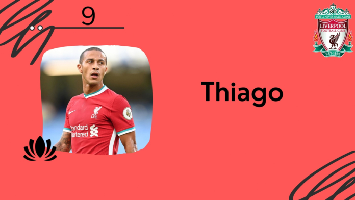 Thiago là top 9 cầu thủ Liverpool giá trị cao nhất hè 2020