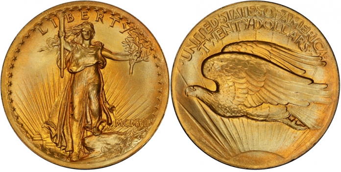 Saint-Gaudens Double Eagle (1907)
