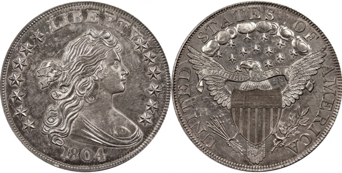 Silver Dollar Class 1 – 1804 – (The Watters-Childs Specimen)