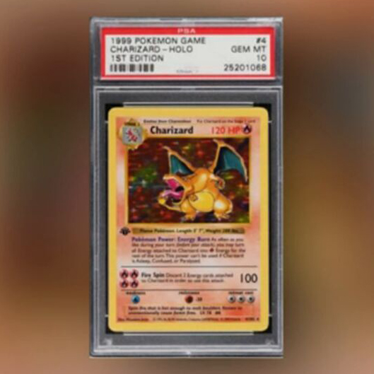 Tấm thẻ pokemon Charizard 400.000 đô