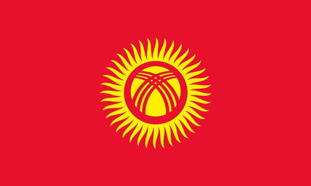 Cờ Kyrgyzstan