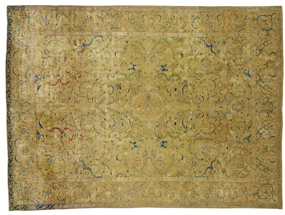Tấm thảm Isfahan bằng lụa của Doris Duke