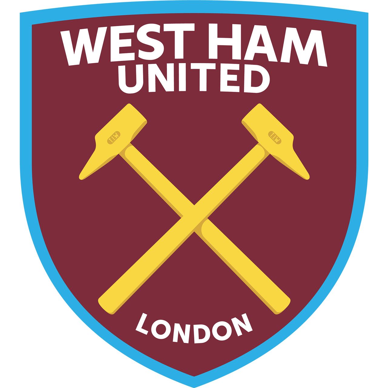 West Ham United FC HD Logo