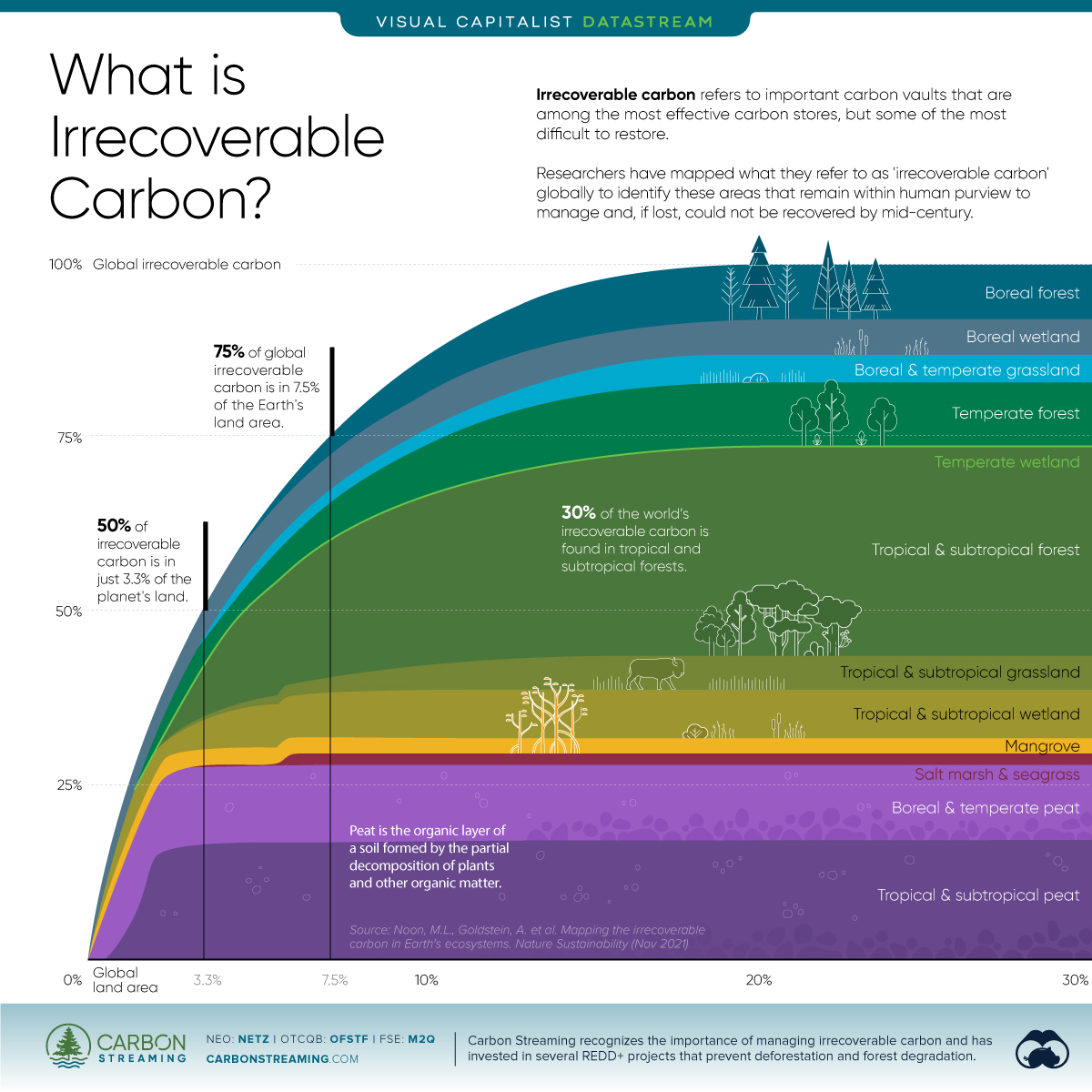 Carbon không thể thu hồi infographic
