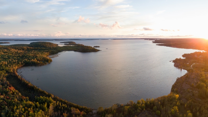Hồ Great Slave Canada là hồ sâu nhất Bắc Mỹ