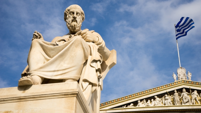Bức tượng nhà triết học Hy Lạp cổ đại Plato