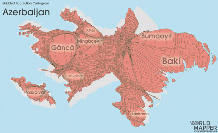 Bản đồ Azerbaijan